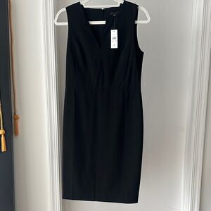 NWT Ann Taylor Classic Black Midi Dress